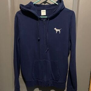 PINK Victoria's Secret Deep Blue Hoodie